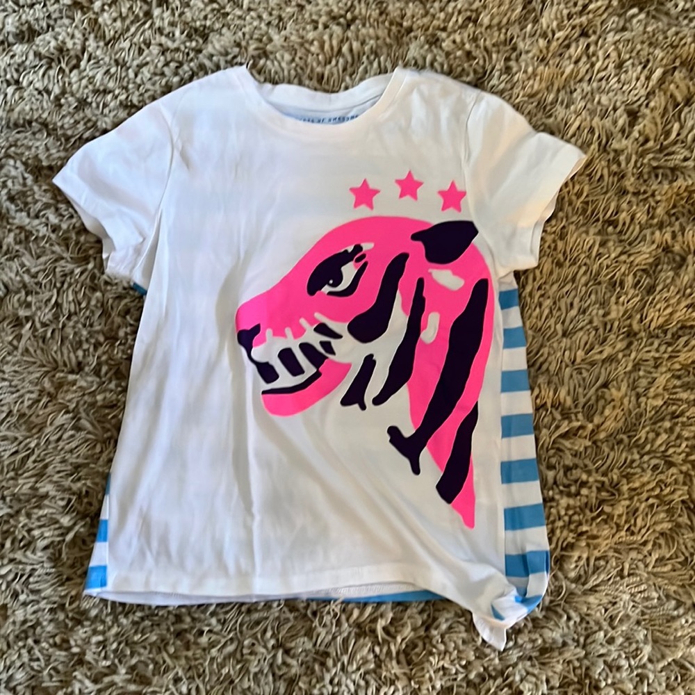 NWOT Rockets of Awesome fun tie T-shirt